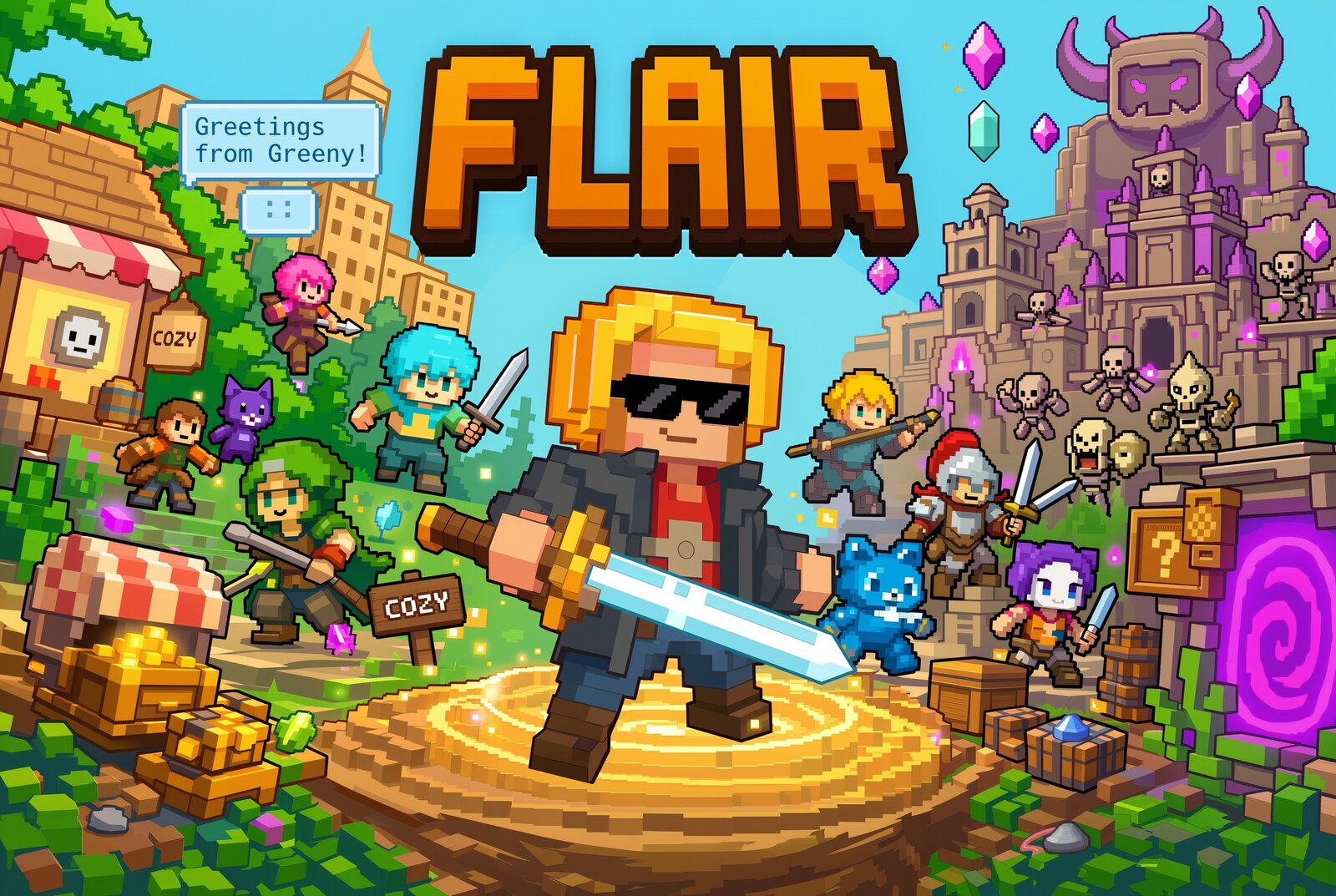 FLAIR key art